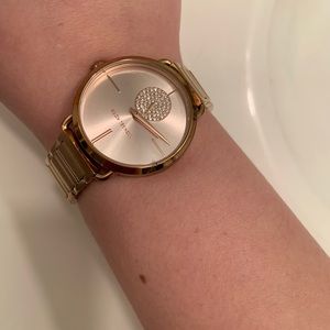 Michael Kors Portia Rose Gold-Tone Watch